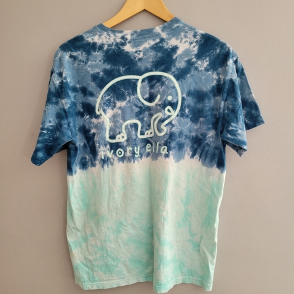 IVORY ELLA tie‎ dye t-shirt with cool graphic medium